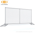 galvanized construction chain link temporary fence panel